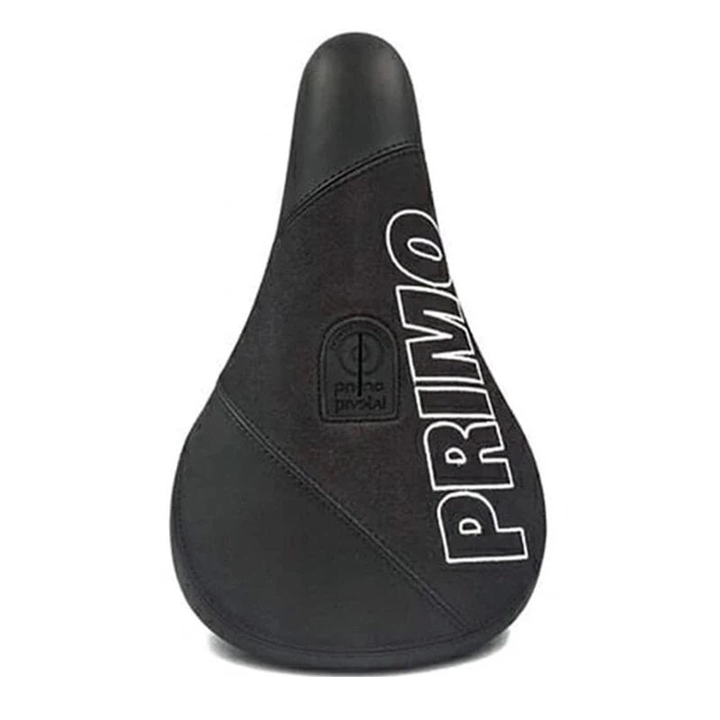 Primo Breaker Stevie Churchill Sig. Pivotal Seat - Black Vinyl/White Suede - Bow Shock Marketplace
