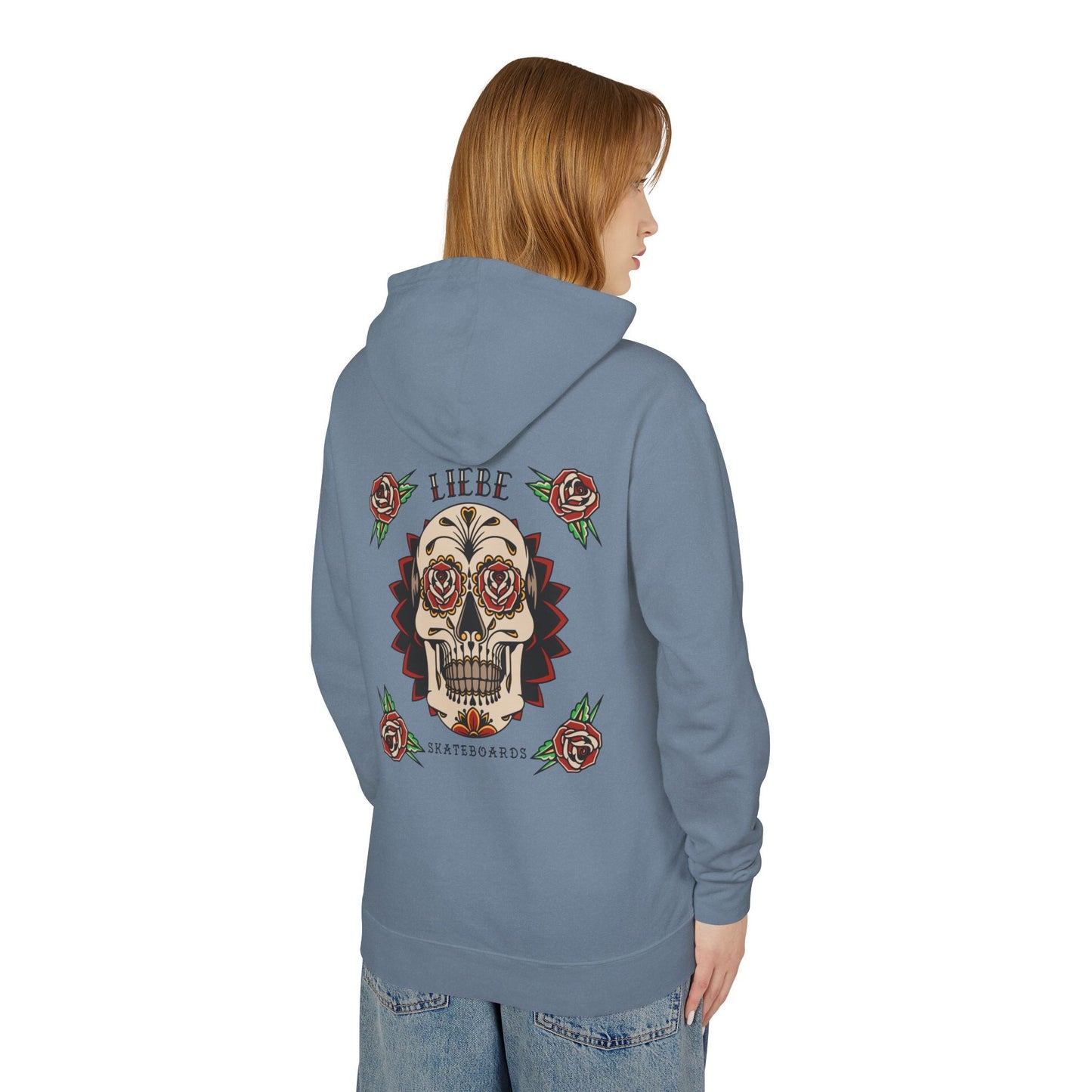 Liebe Calavera Rosa Hoodie