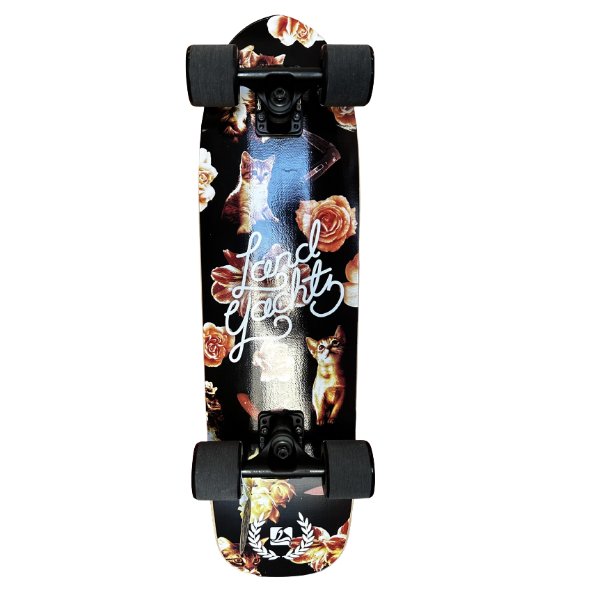 Landyachtz Dinghy Cat Pattern Cruiser Complete - Bow Shock Marketplace