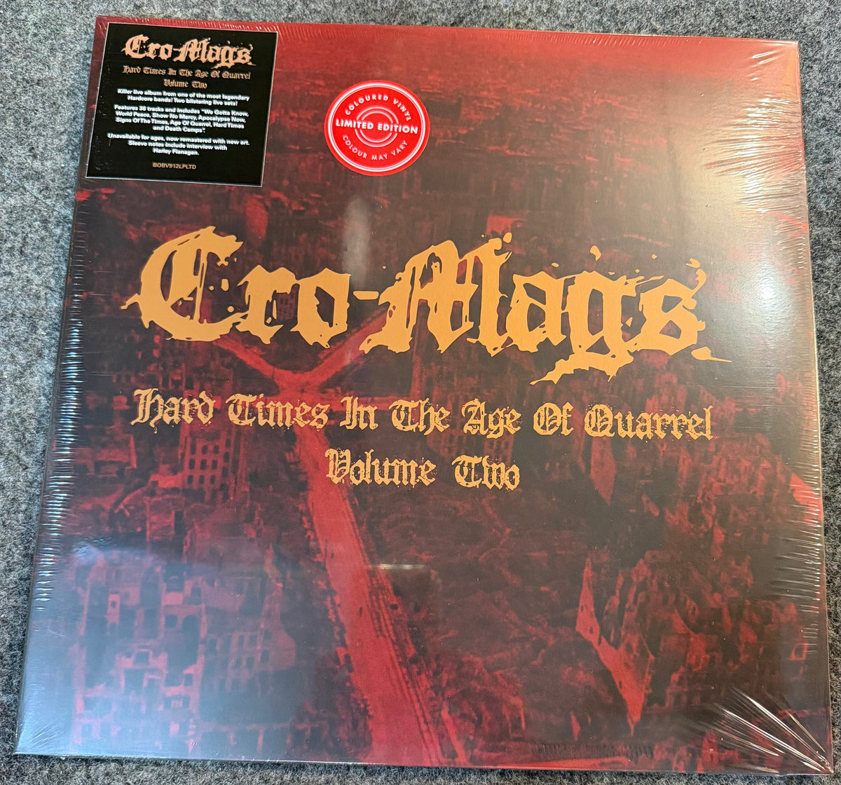 Cro-Mags - Hard Times In The Age Of Quarrel Vol 2 Vinyl LP Record