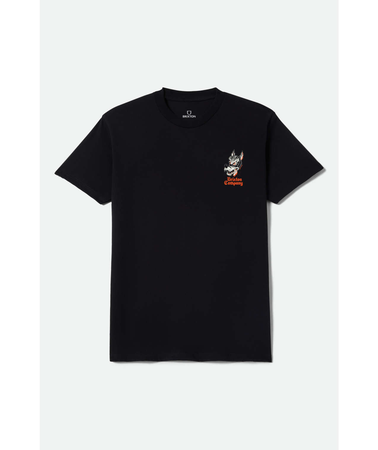 Brixton Dawg Black Worn Wash Standard S/s Shirt