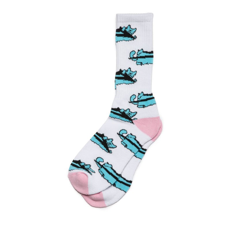 Lakai Leon Repeat Crew Sock - White