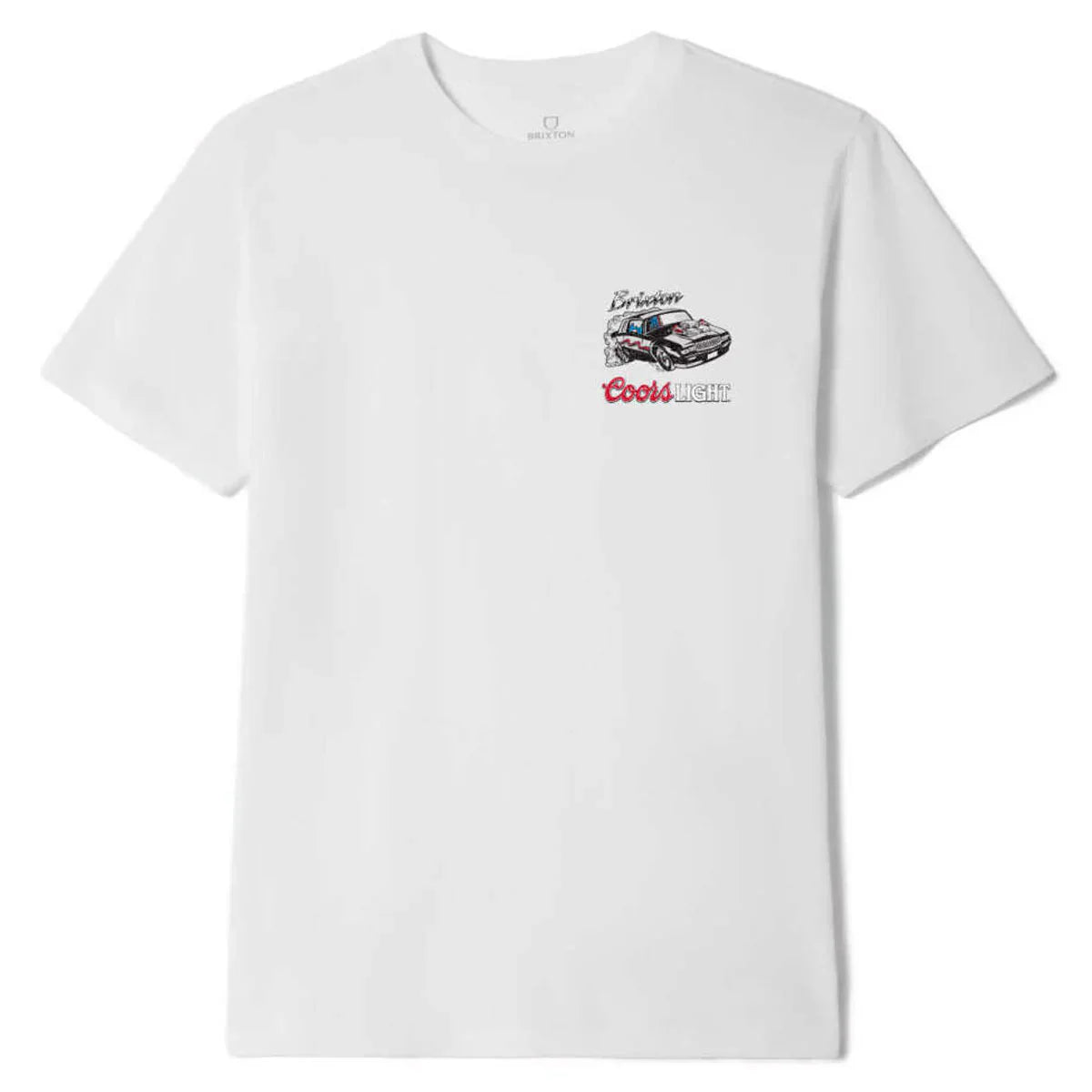 Brixton X Coors Light Raceway White Standard S/s Shirt