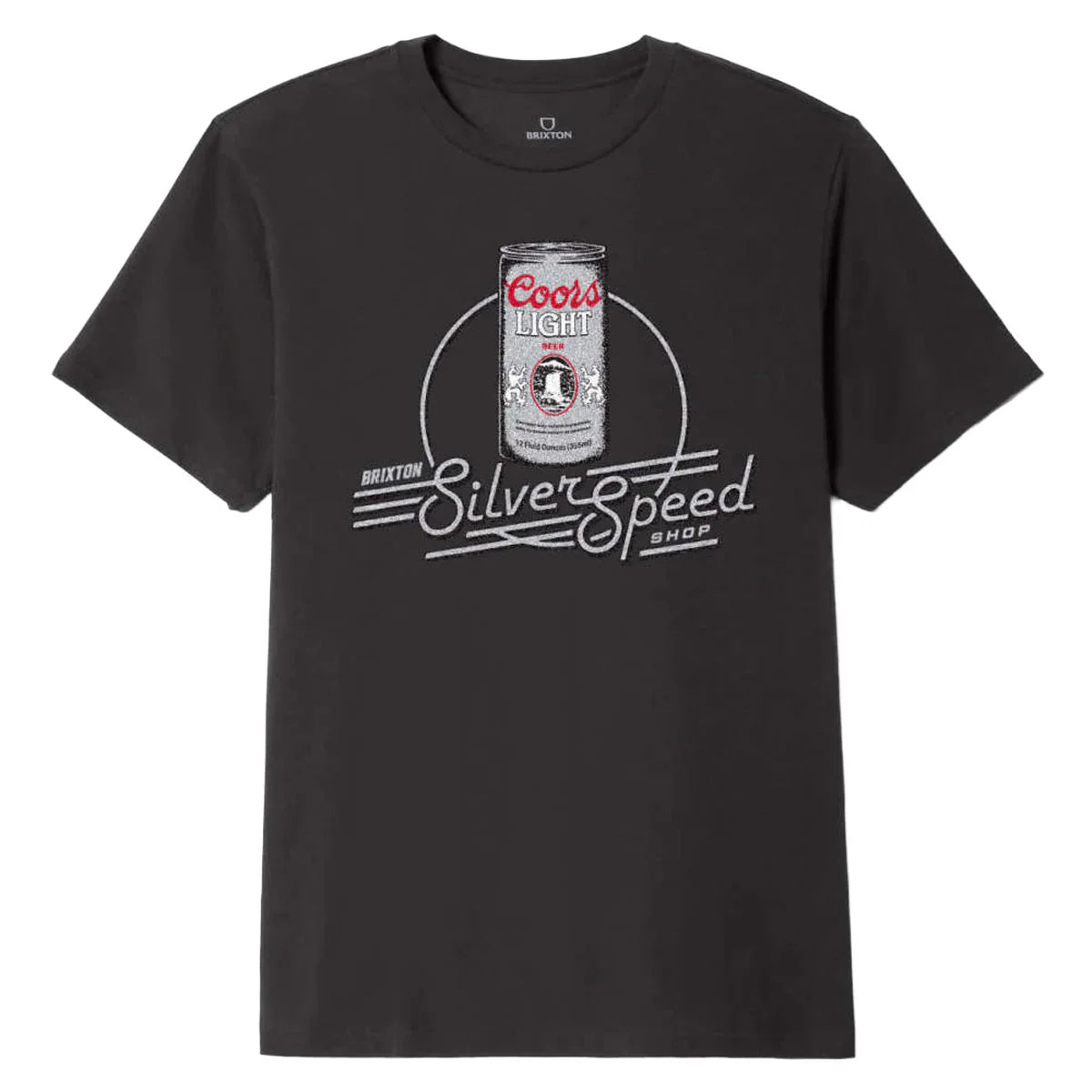 Brixton X Coors Light Caster Black Standard S/s Shirt