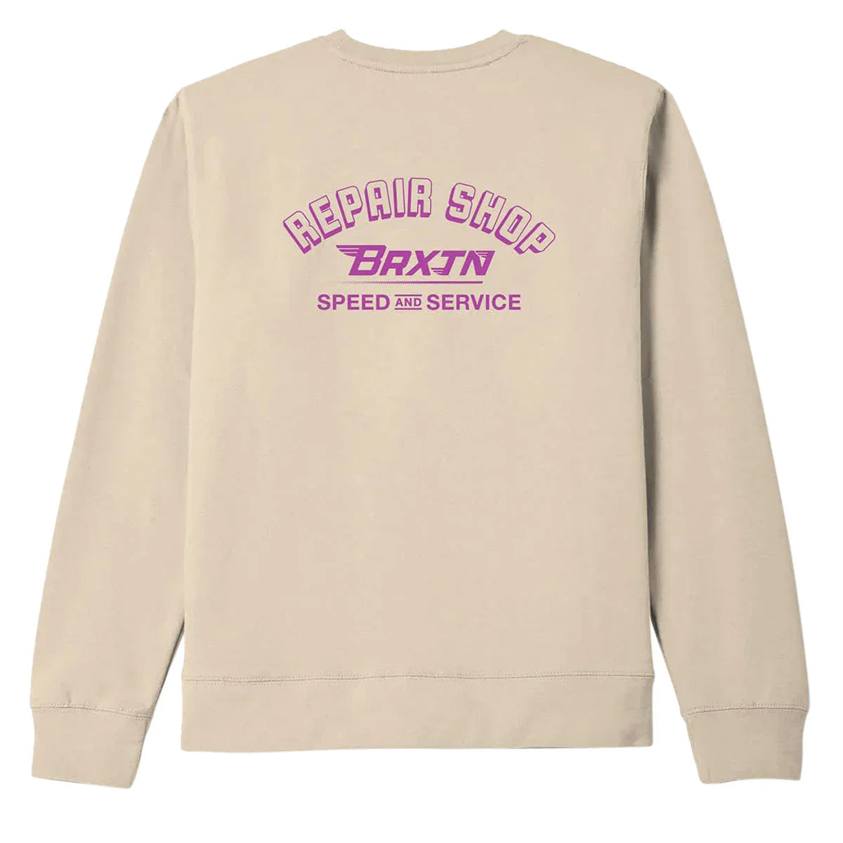 Brixton Free Crew Bone Crewneck Sweatshirt