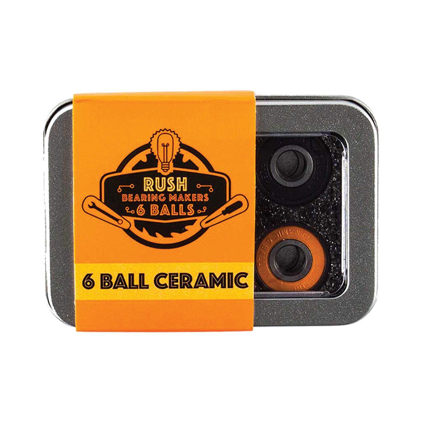 Rush 6-Ball Ceramic Bearings (Set of 8)
