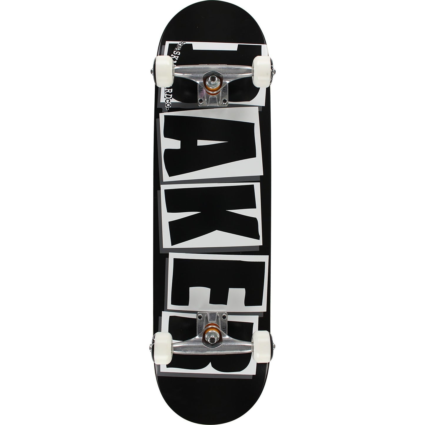 Baker Brand Logo Complete Skateboard - 8.5" Black/White - Bow Shock Marketplace