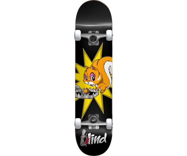 Blind Fur Muncher FP Skateboard Complete - 7.87" Black - Bow Shock Marketplace