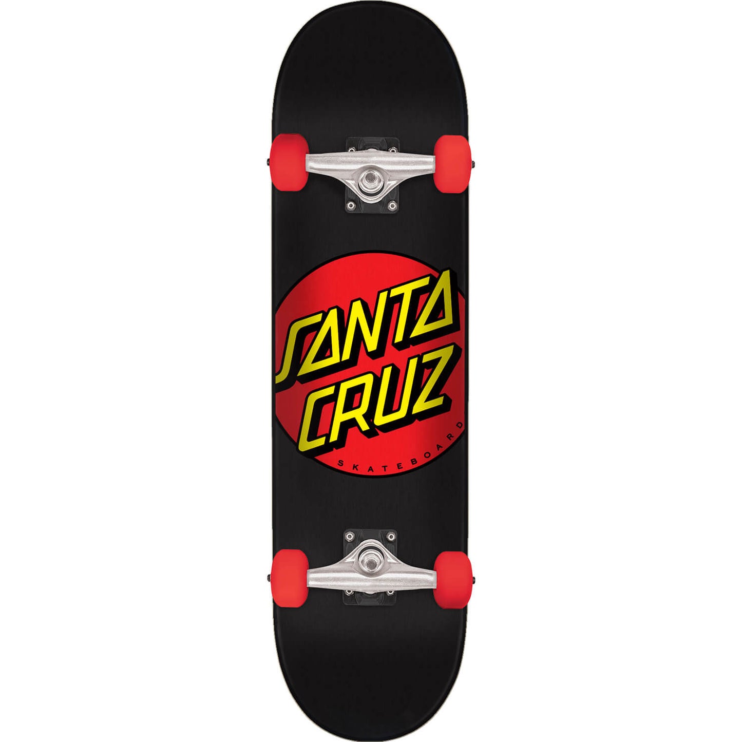 Santa Cruz Classic Dot Full Complete Skateboard - 8.0" Black/Red - Bow Shock Marketplace