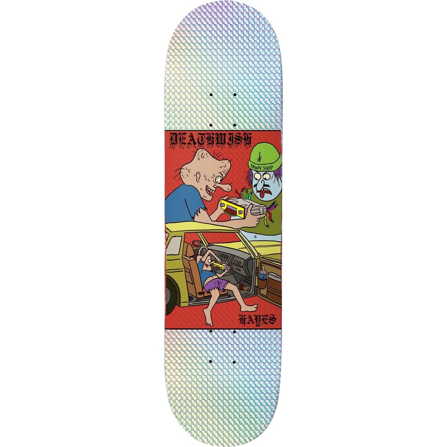 Deathwish Hayes Pawn Shop Hagglin Skateboard Deck - 8.38″ - Bow Shock Marketplace
