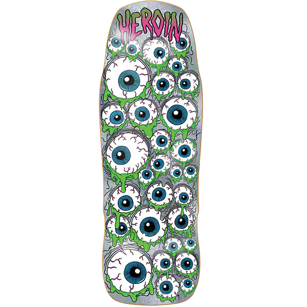 Heroin Holo Mutant Eyeballer Skateboard Deck - 10.25″ - Bow Shock Marketplace