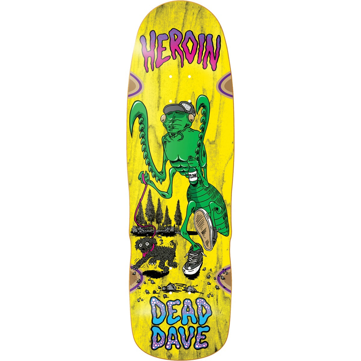 Heroin Dead Dave Bug Skateboard Deck - 10.1″ - Bow Shock Marketplace