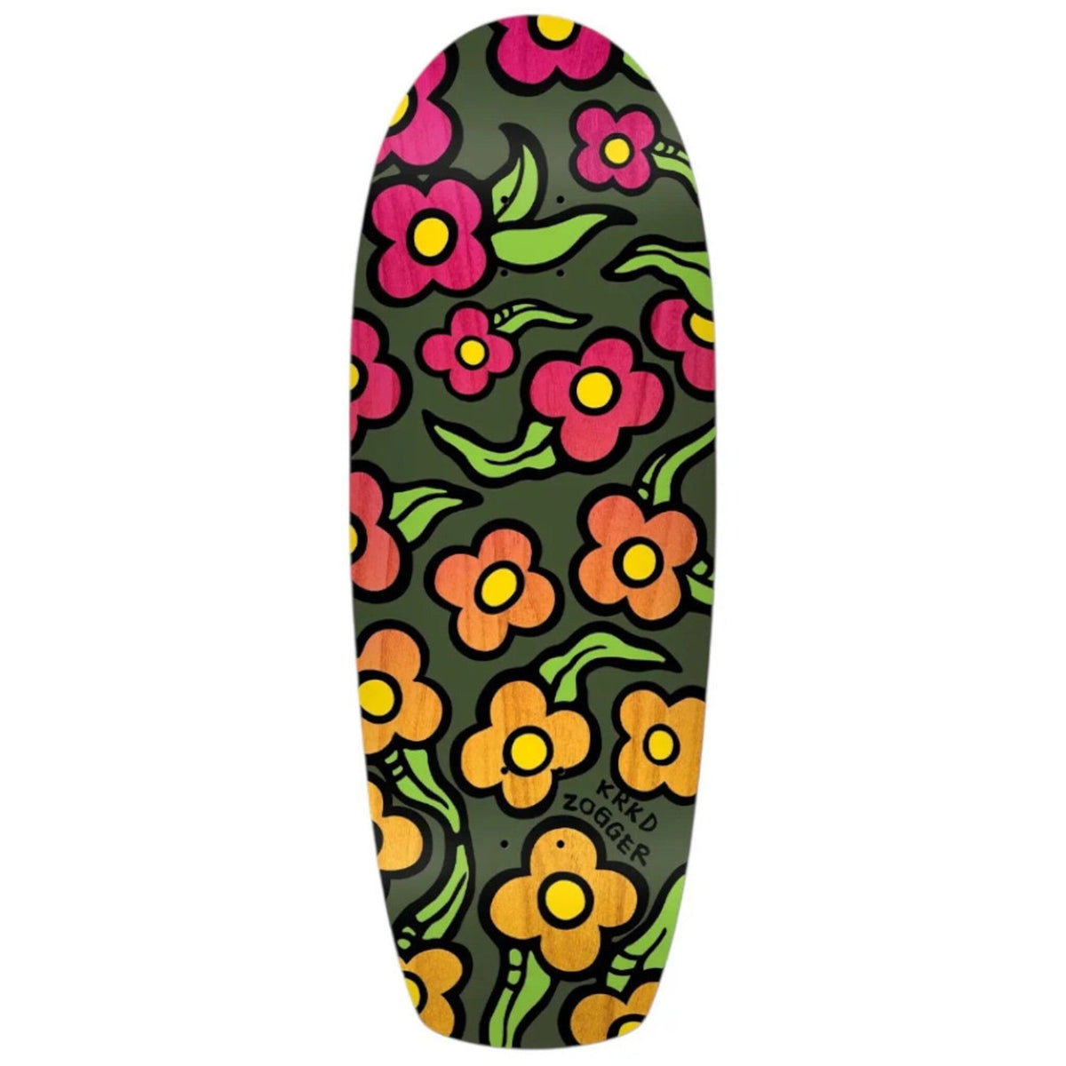 Krooked Zogger Wildstyle Skateboard Deck - 10.75"