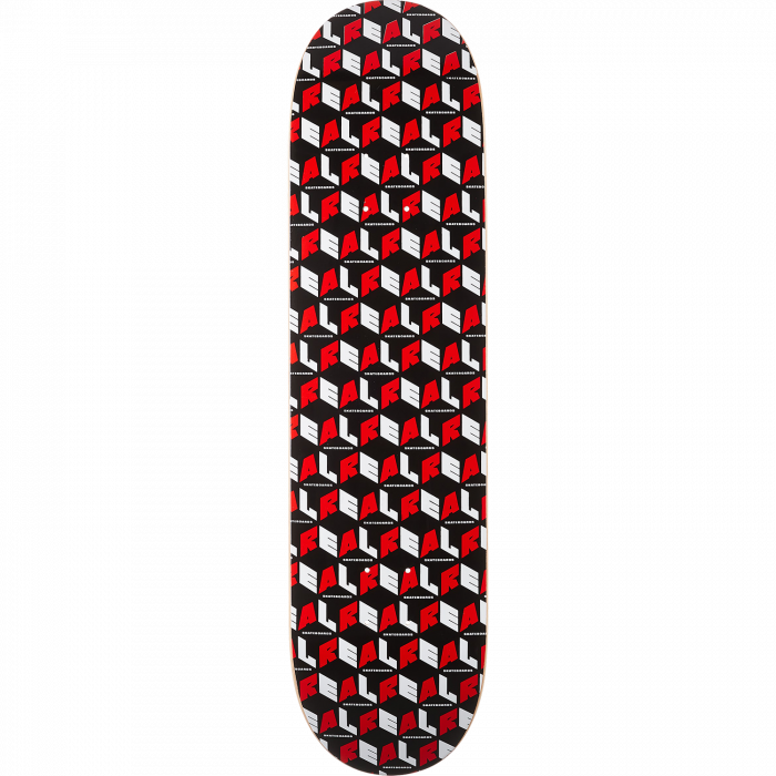 Real City Blocks PP Skateboard Deck - 8.06″ Red
