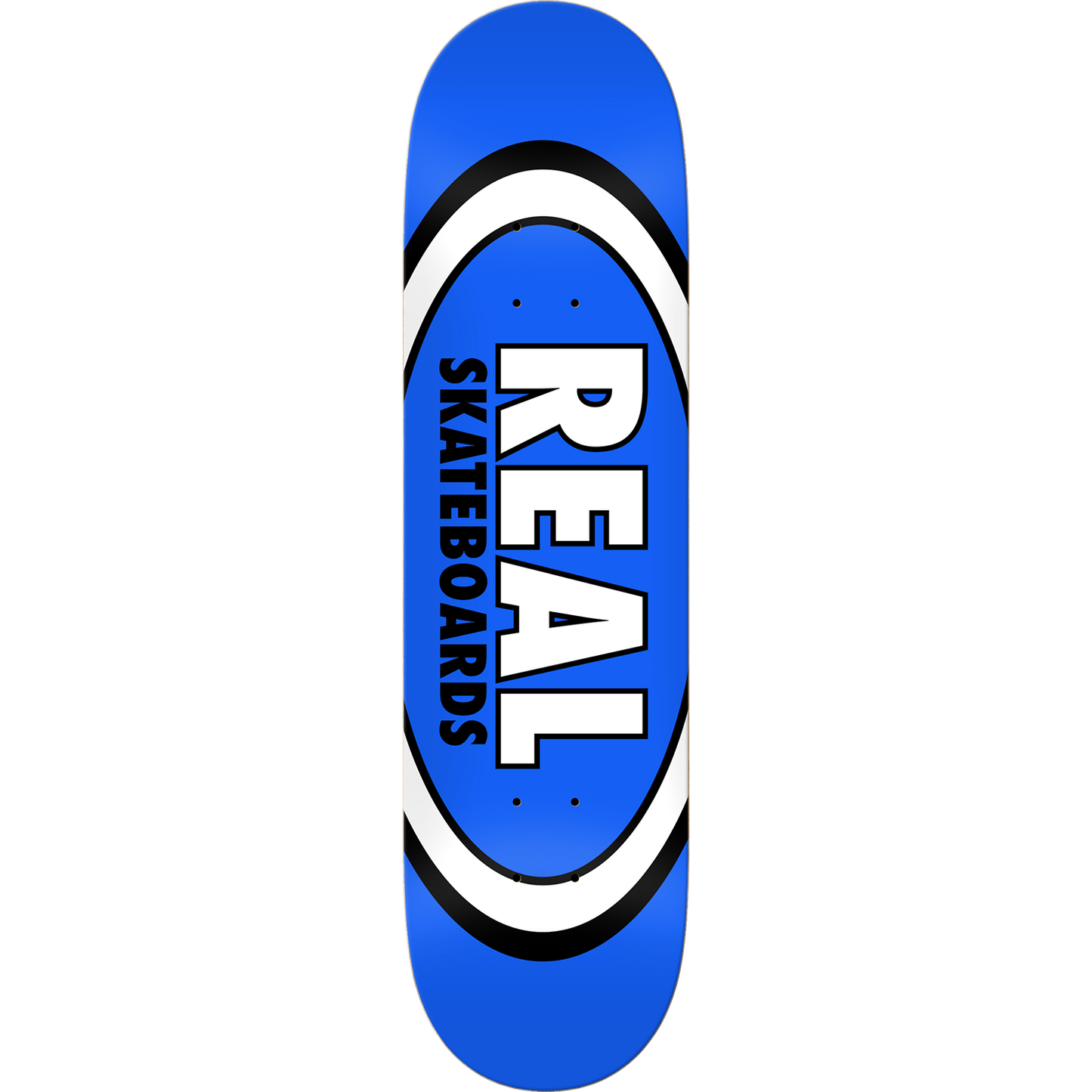 Real Classic Oval Skateboard Deck - 8.5″ Blue - Bow Shock Marketplace