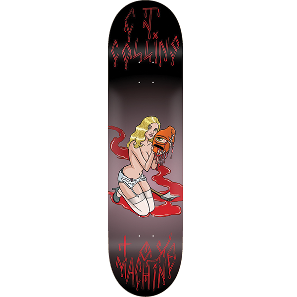 Toy Machine CJ Collins Seductress Deck - 8.5″ - Bow Shock Marketplace