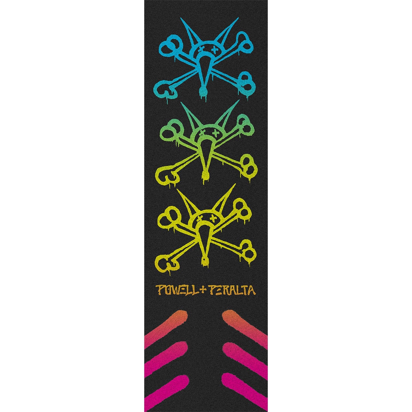 Powell Peralta Rat Bones Fade Griptape - 10.5"x33" Black