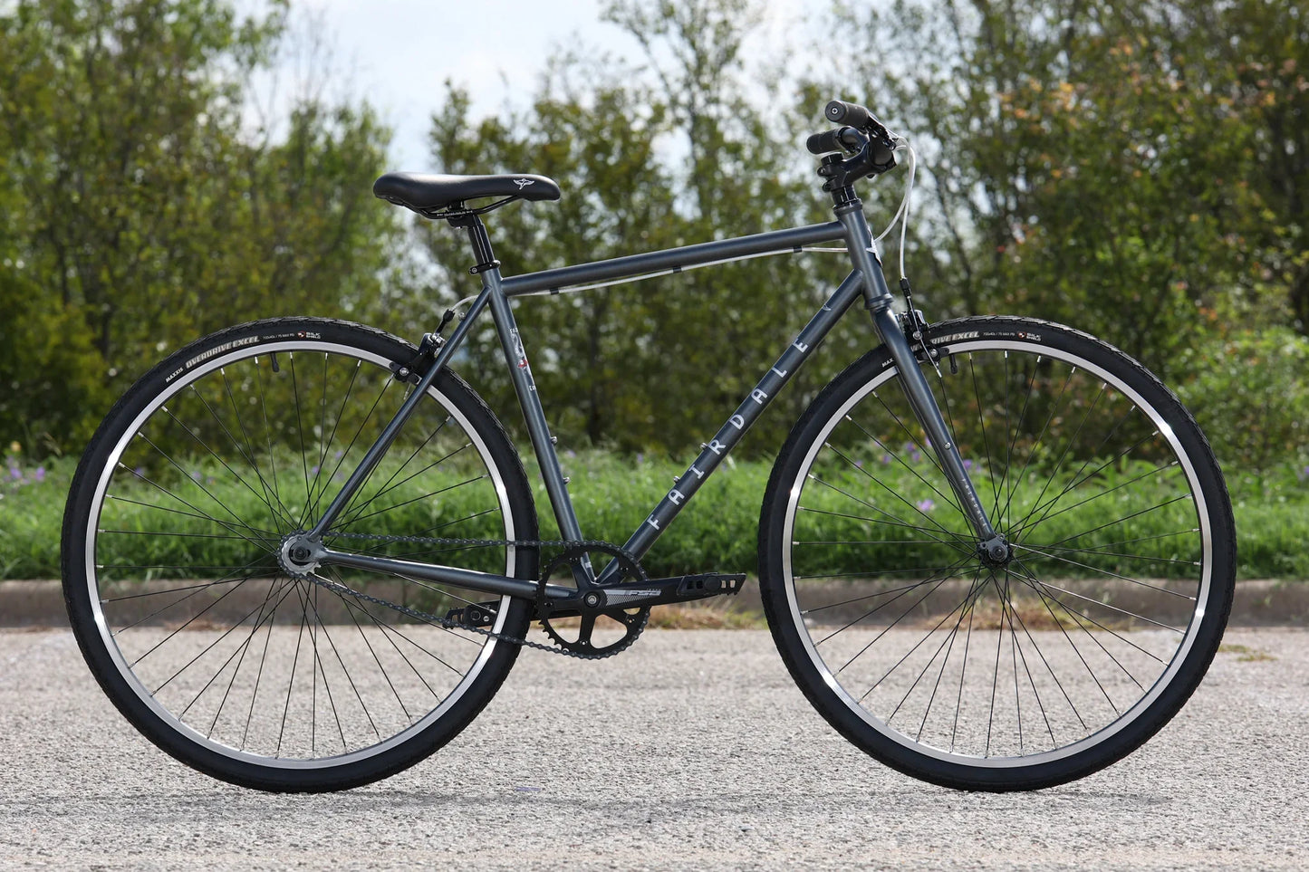 Fairdale Express Complete Cruiser Bike - Matte Charcoal - Bow Shock Marketplace