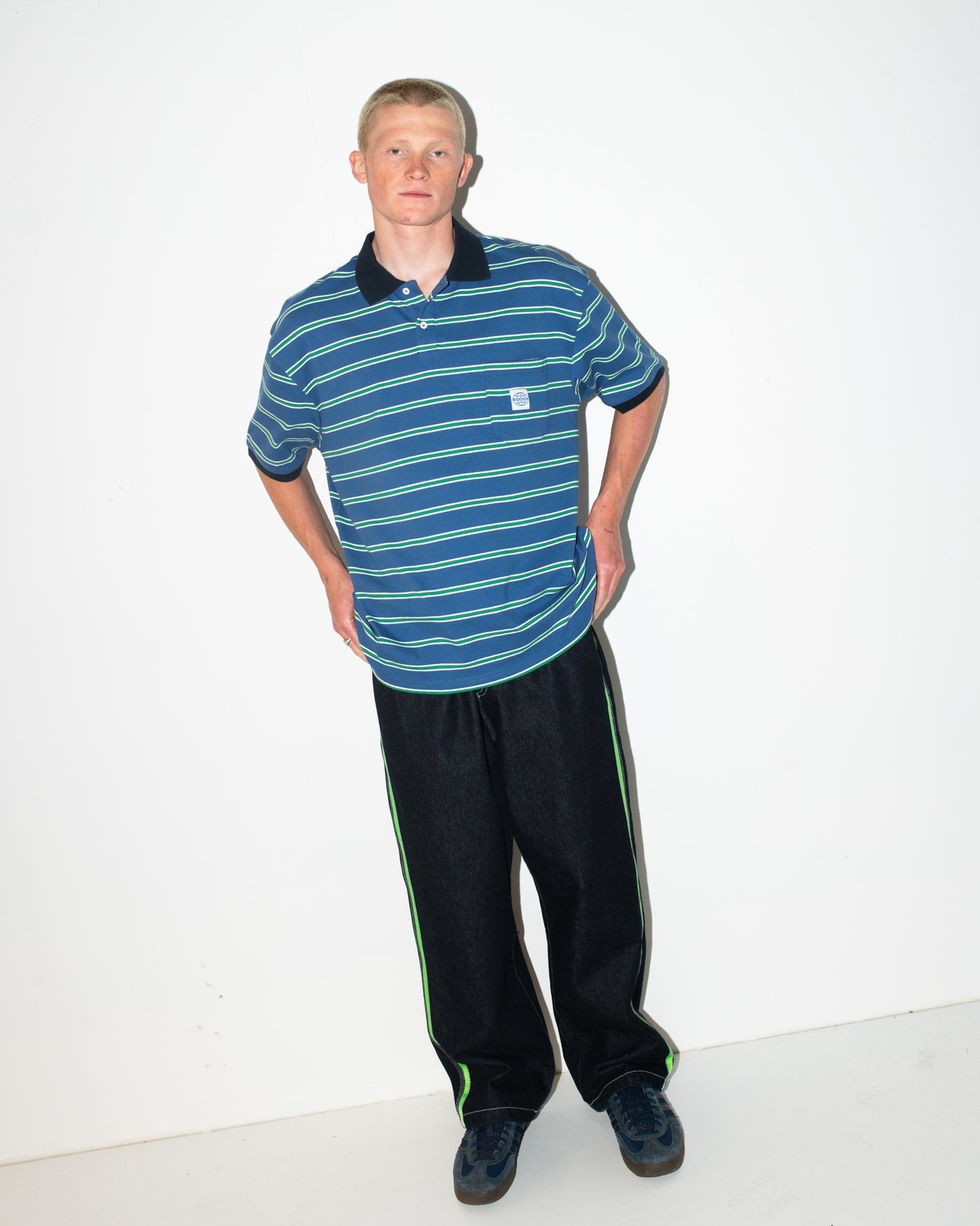 Rusty Flip Daddy Baggy Red Dawg Blue Denim Jeans