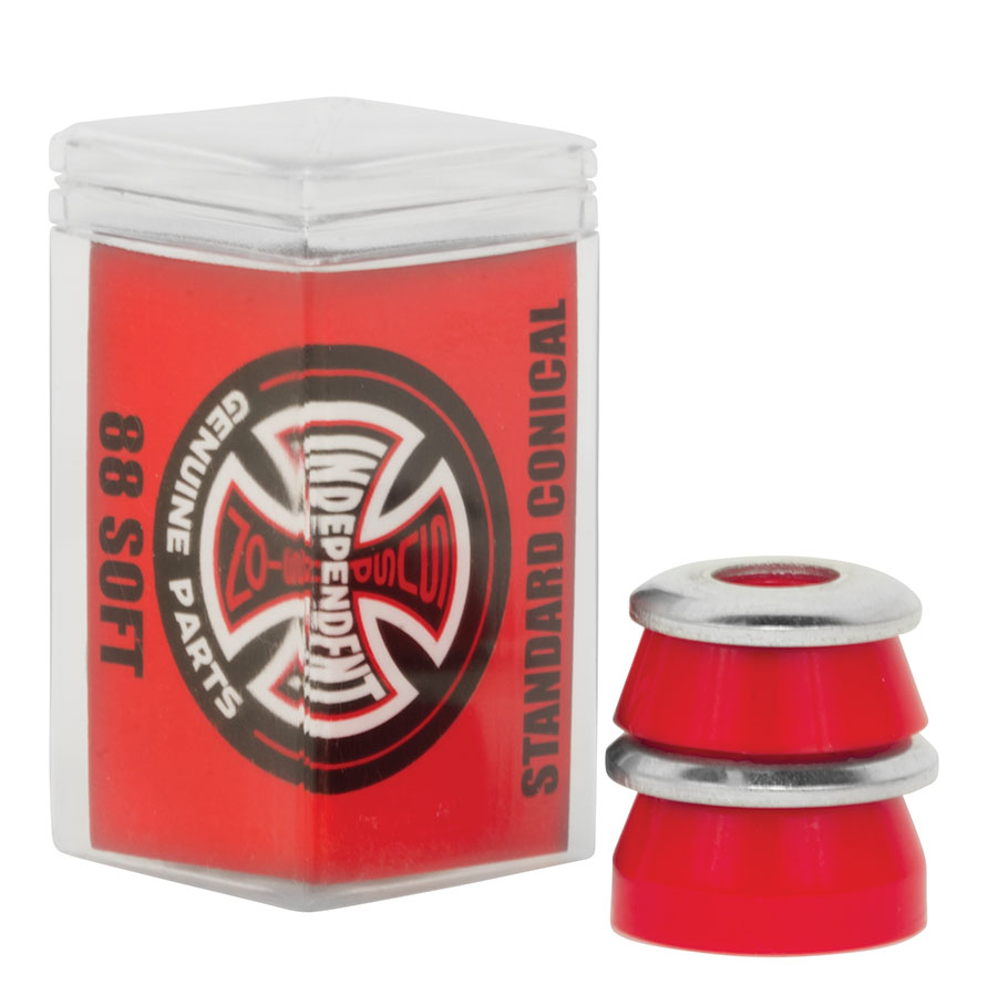 Independent Genuine Parts Standard Conical 88a - Red (Set of 4)