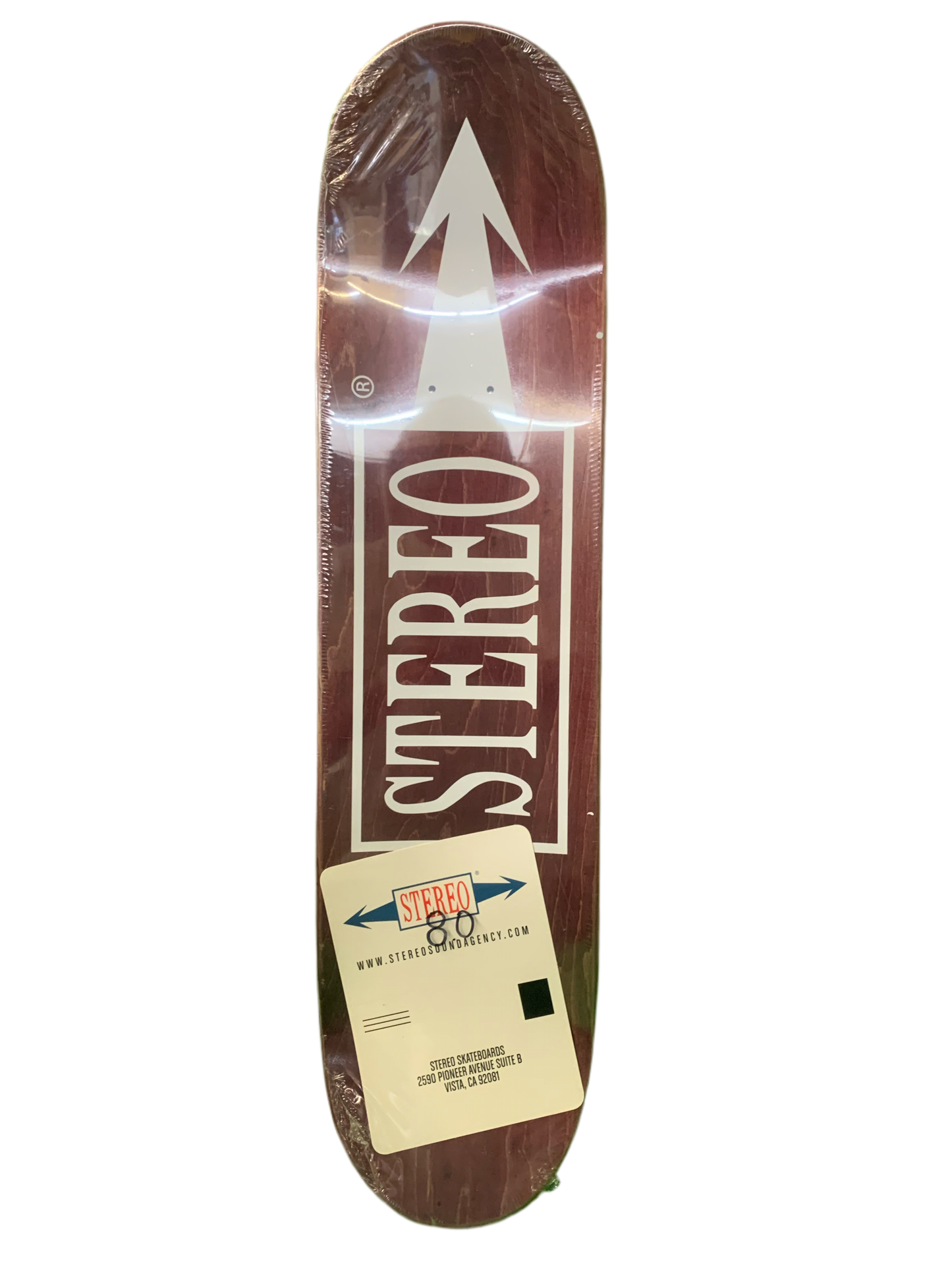 Stereo Jack Sabback The Sound Black 8" Classic Skateboard Deck