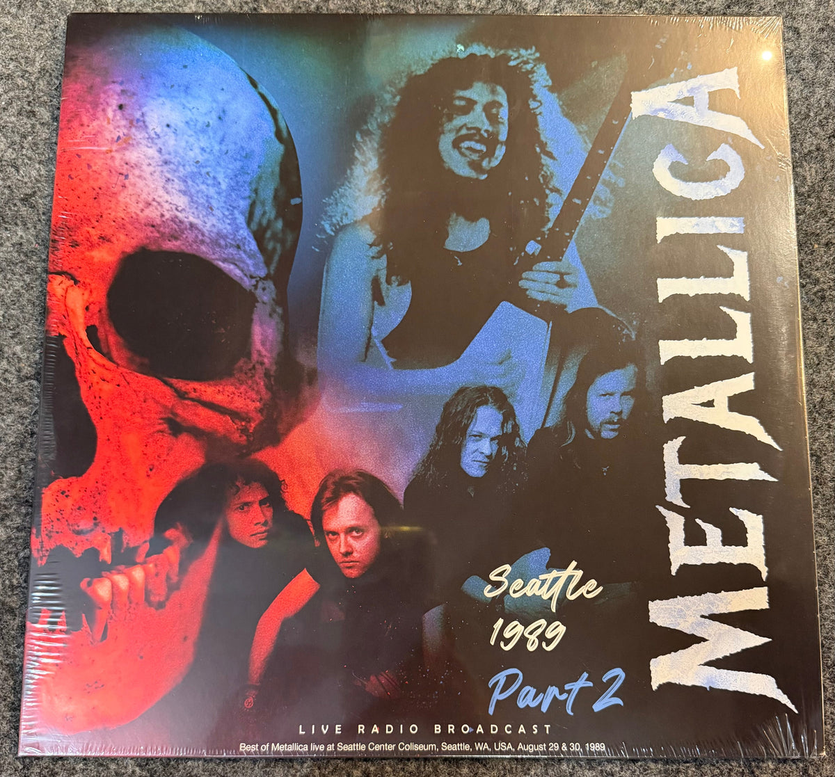 Metallica - Seattle 1989 Part 2 Vinyl LP Record