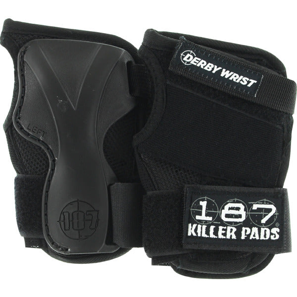 187 Killer Pads Derby Wrist Guard - Black - Bow Shock Marketplace