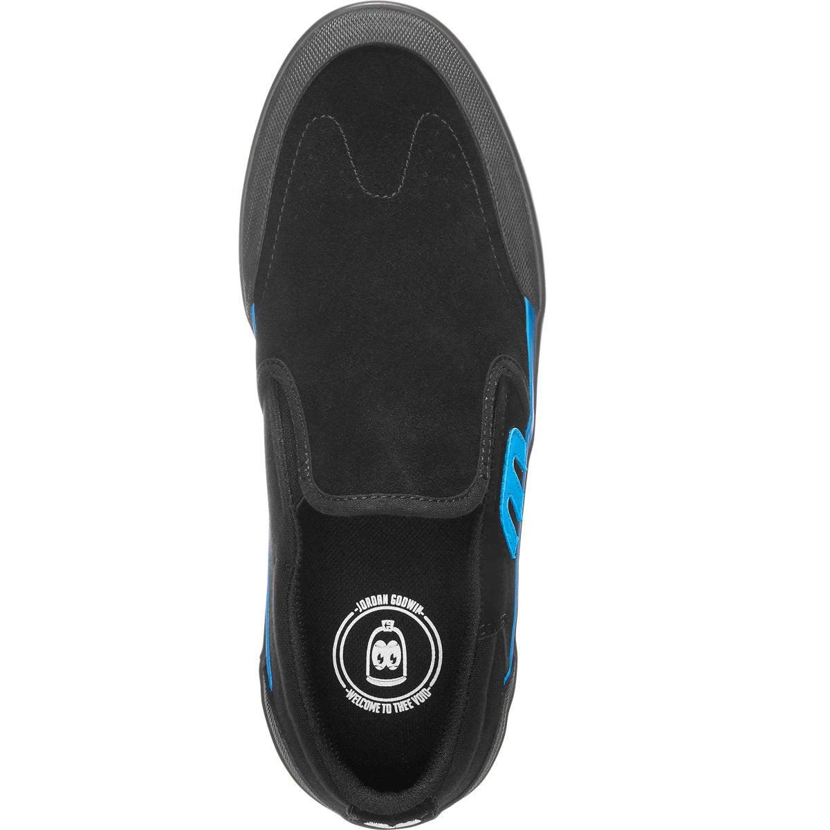 Etnies Shoes Marana Slip XLT x Jordan Godwin - Black/Blue/White - Bow Shock Marketplace