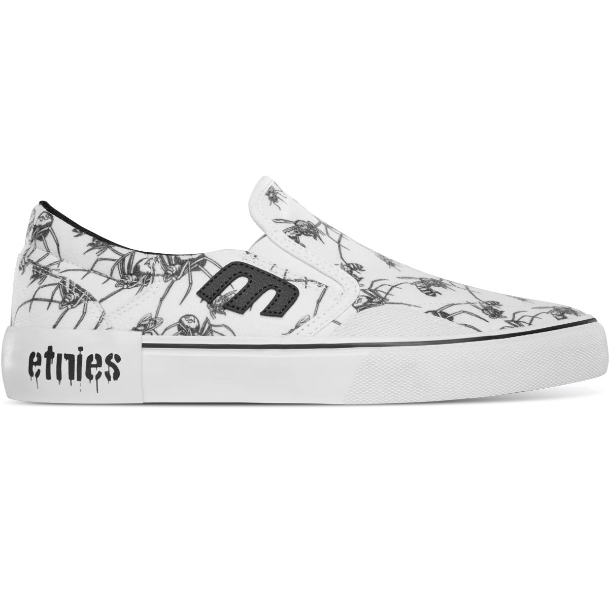Etnies Shoes Marana Slip X Bones - White/Black - Bow Shock Marketplace