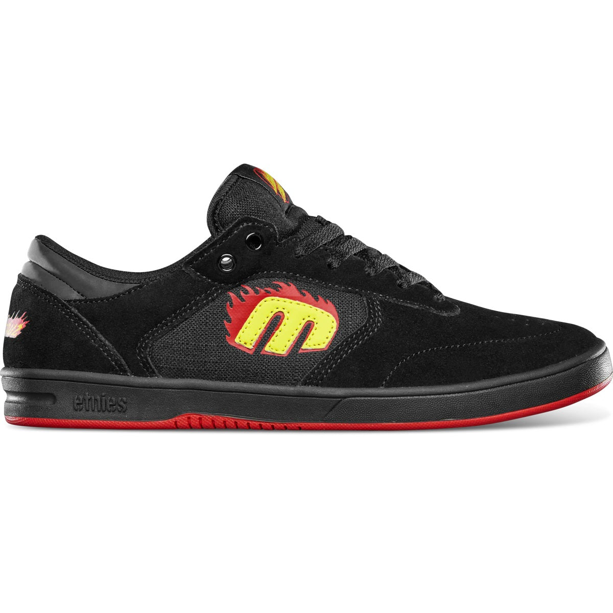 Etnies Shoes Windrow x Santa Cruz - Black/Red/Black - Bow Shock Marketplace