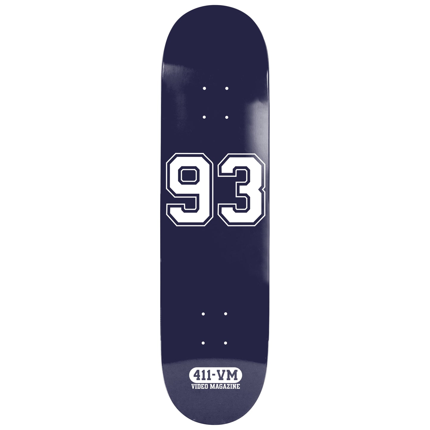 411VM Athletic Navy EX7 8.25" Skateboard Deck