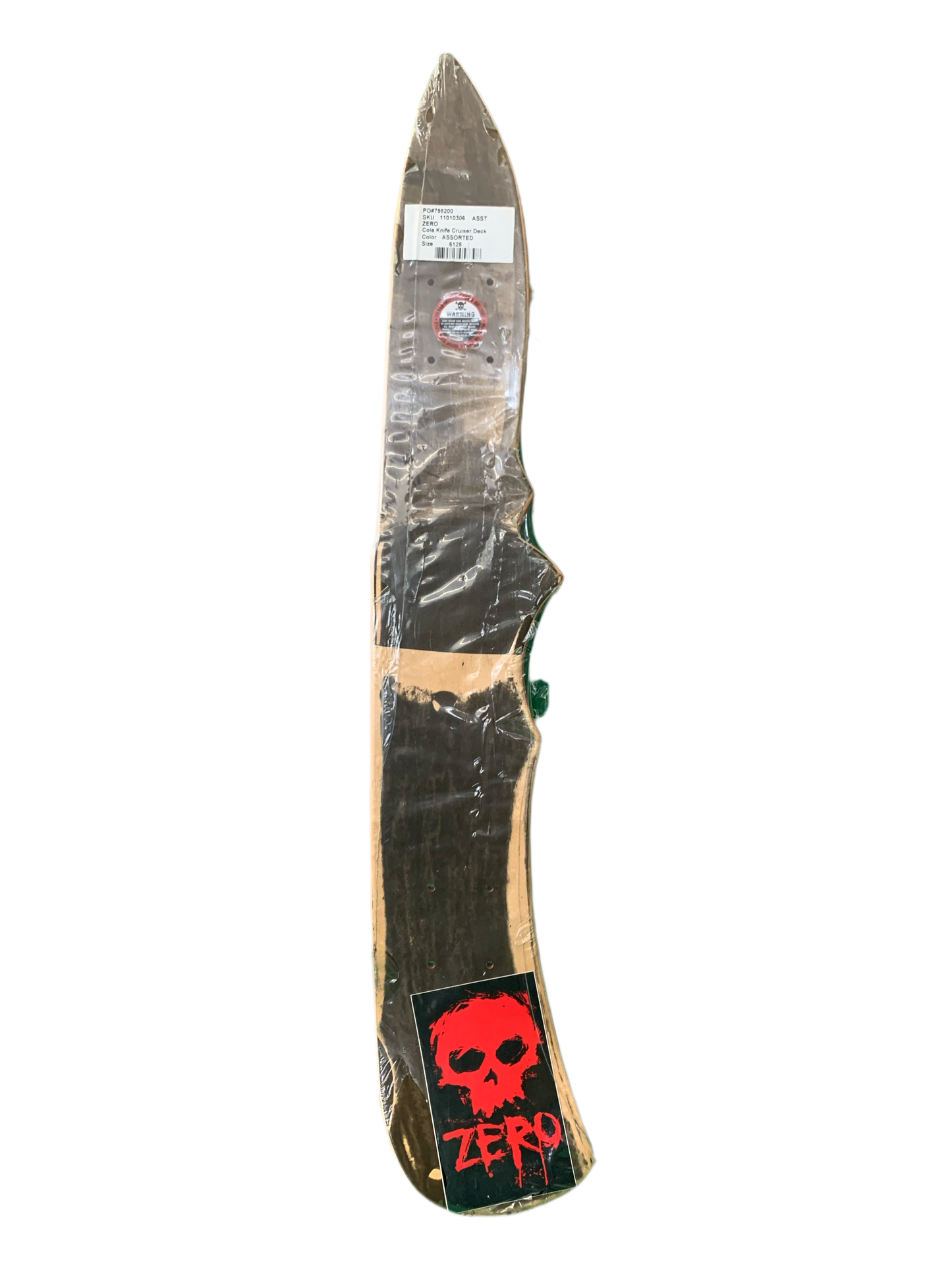 Zero Chris Cole Knife Cruiser Shaped Classic Skateboard Deck
