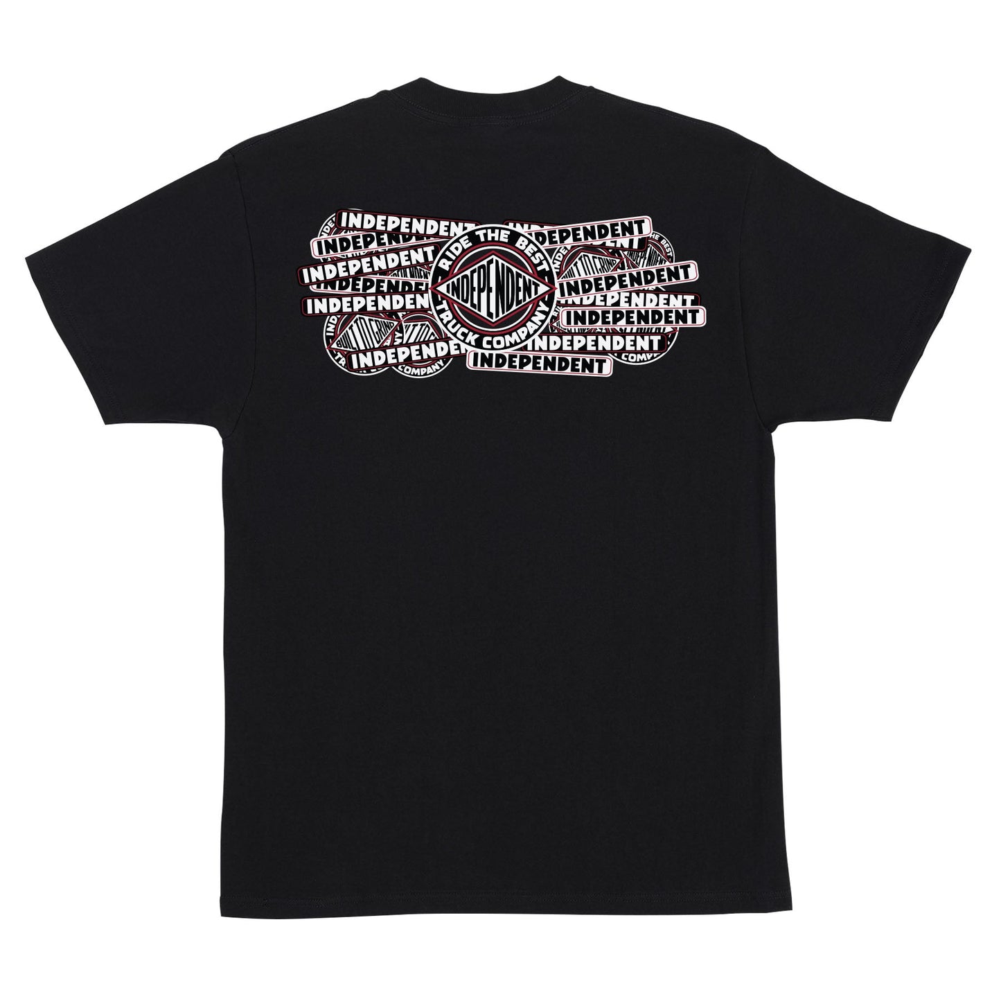 Independent Sticker Slap Black S/s Shirt