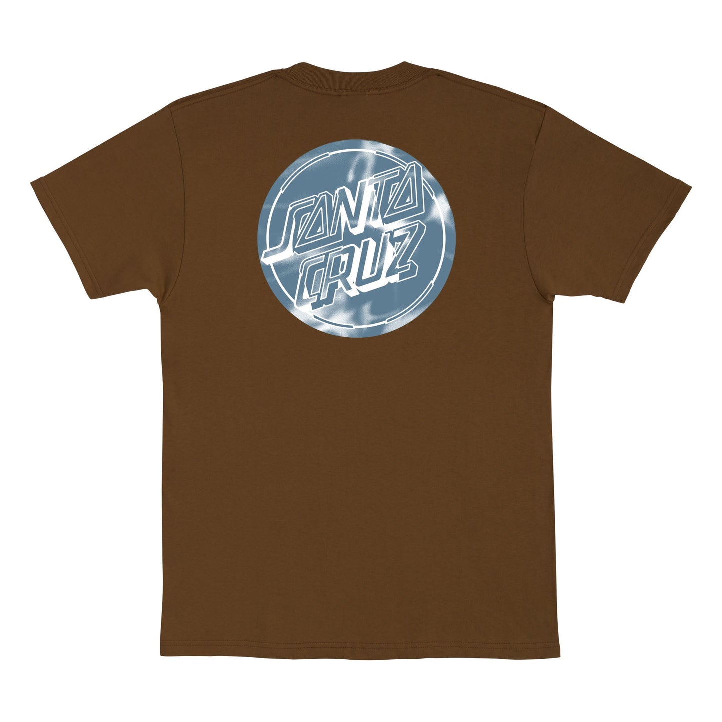 Santa Cruz Acid Cloud Dot Brown S/s Shirt