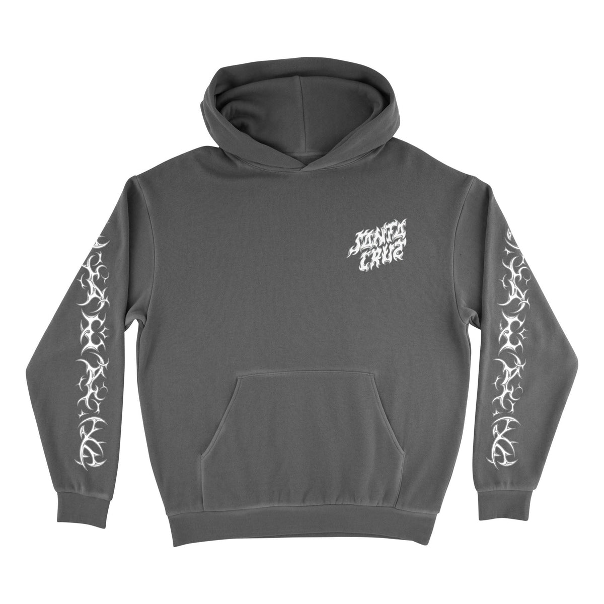 Santa Cruz Razor Dot Center Heavyweight Pigment Black Hooded Sweatshirt