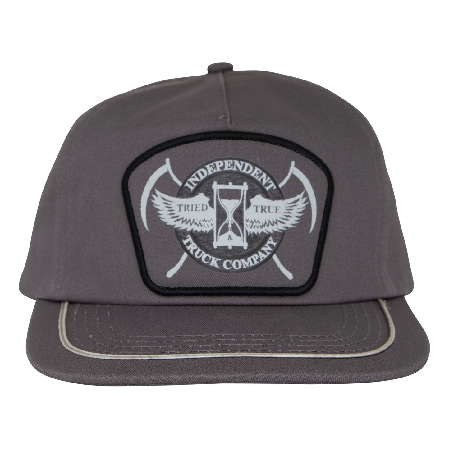 Independent Tried & True Charcoal Snapback Hat