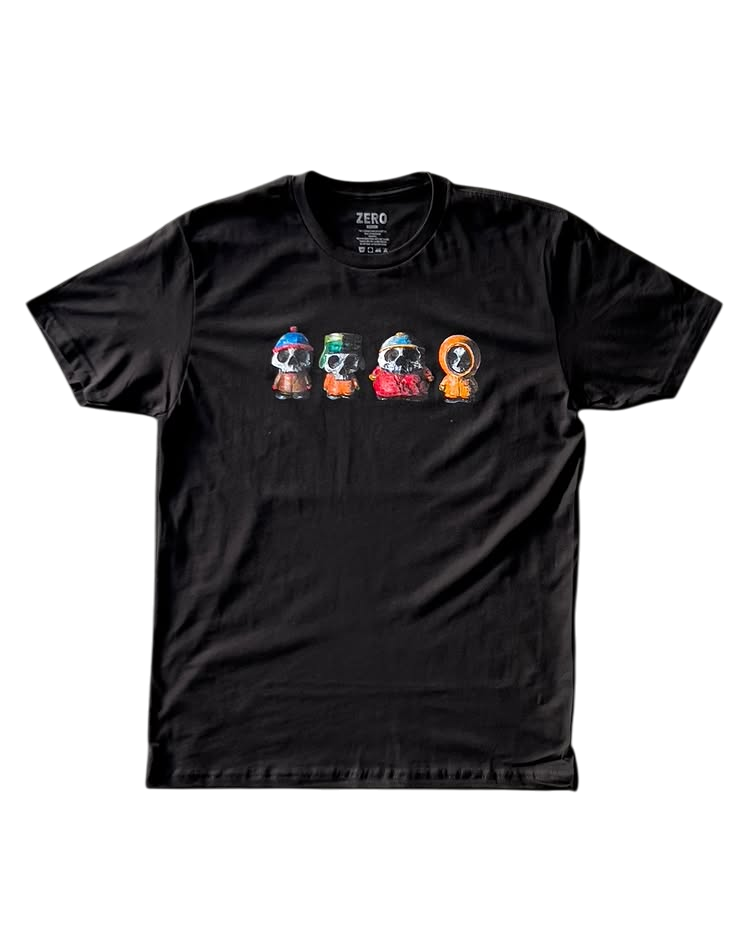 Zero South Park Horror Short Sleeve T-Shirt - Black - Bow Shock Marketplace