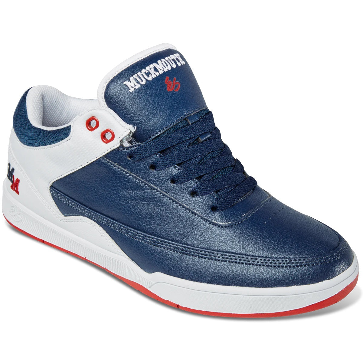 éS Shoes Stylus Mid X Muckmouth - Blue/White - Bow Shock Marketplace