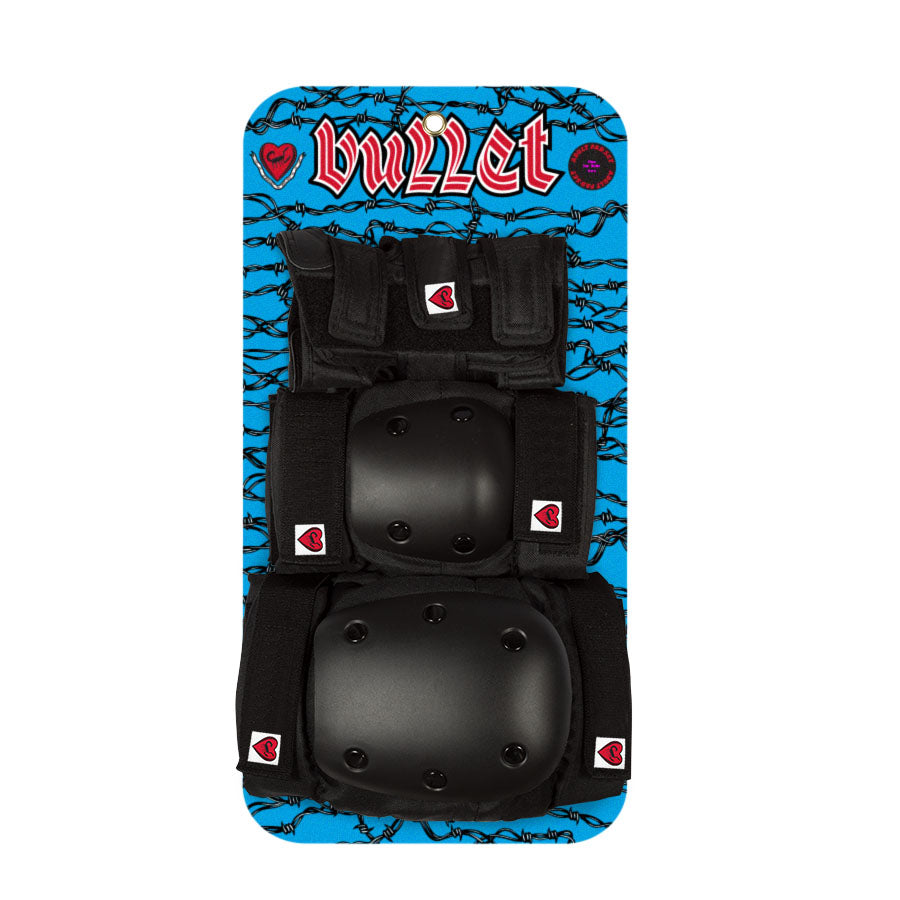 Bullet Adult Pad Set Wrist Guards / Elbow Pads / Knee Pads - Bow Shock Marketplace