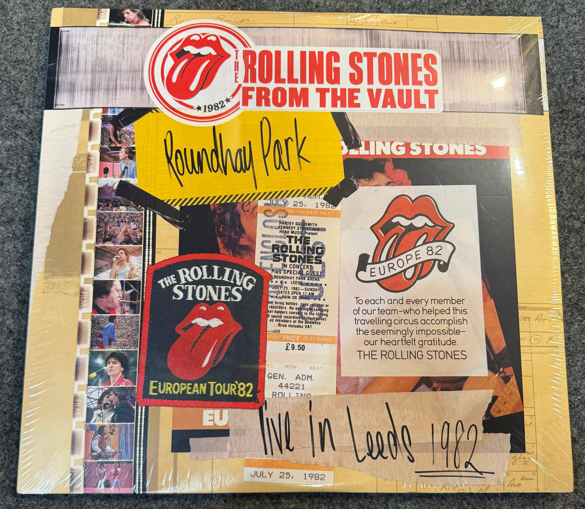 Rolling Stones - From The Vault: Live in Leeds 1982 3x Vinyl LP Record + DVD