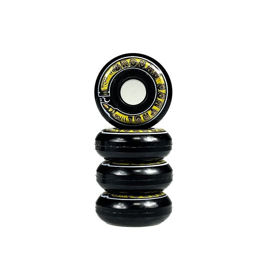 Ground Control CM Bullet Wheels 60mm 90a - Black (Set of 4) - Bow Shock Marketplace
