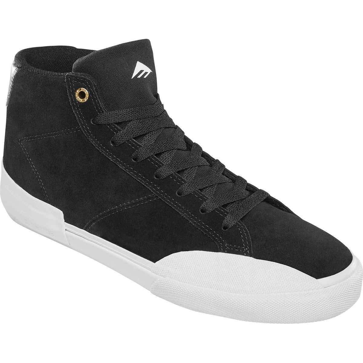 Emerica Shoes Omen Hi - Black/White/Gum - Bow Shock Marketplace