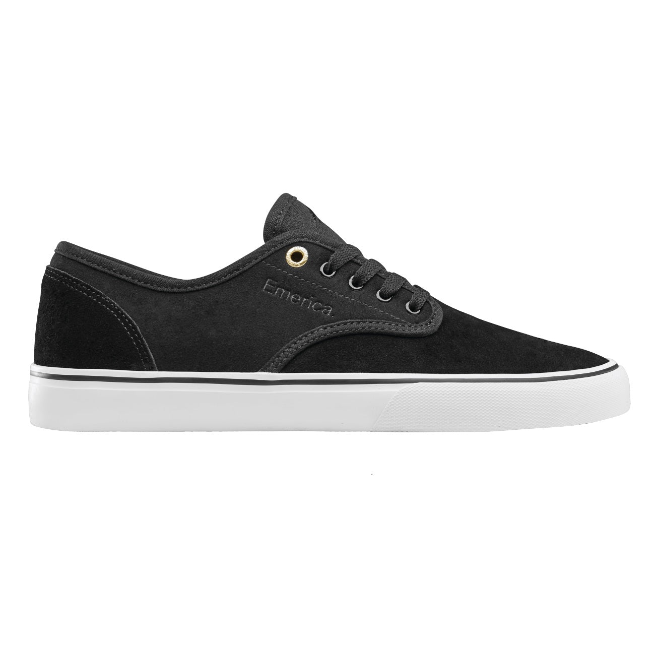 Emerica Shoes Wino Standard - Black/White/Gold - Bow Shock Marketplace