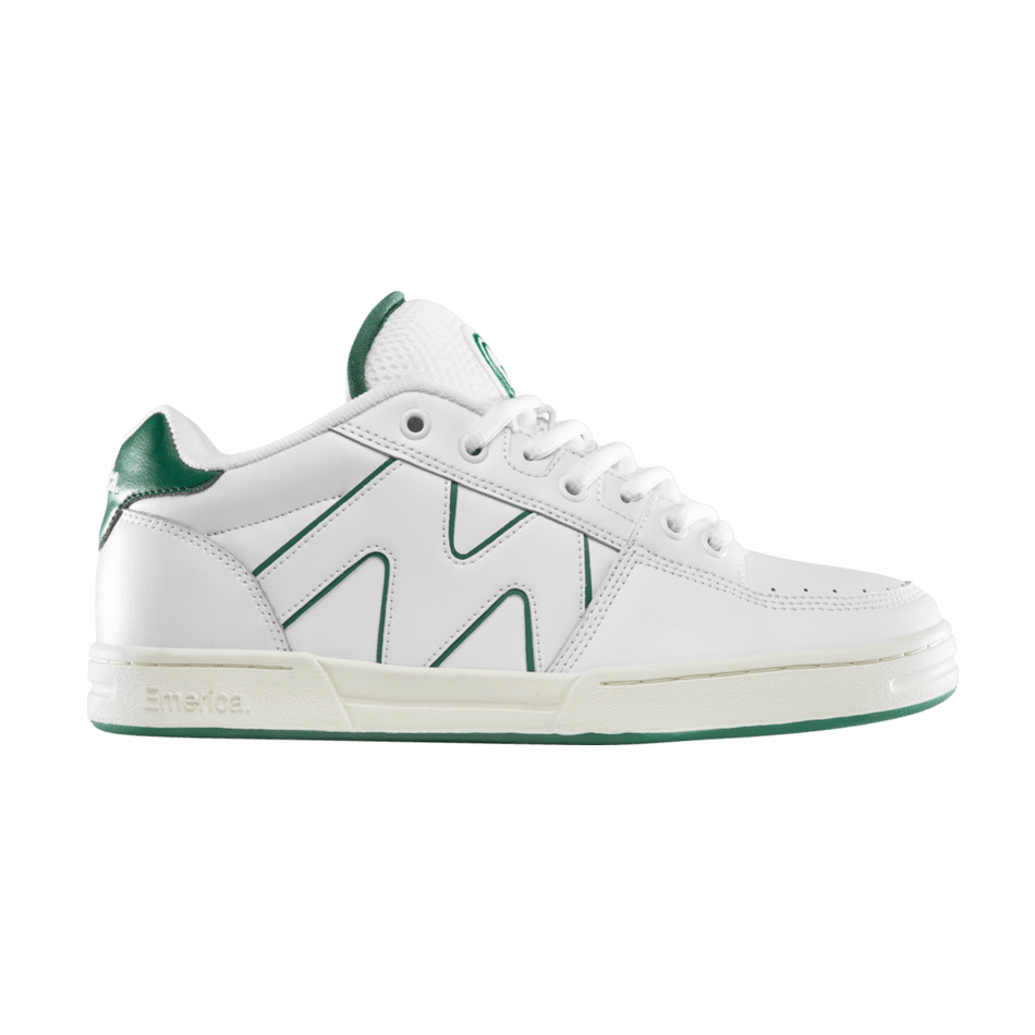 Emerica Shoes OG-1 - White/Green - Bow Shock Marketplace
