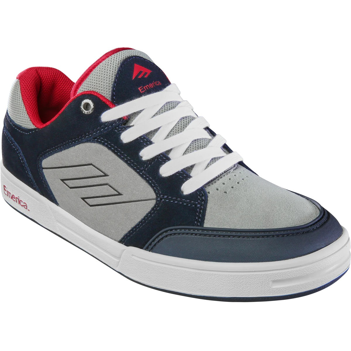 Emerica Shoes Heritic - Navy/Grey/Red - Bow Shock Marketplace