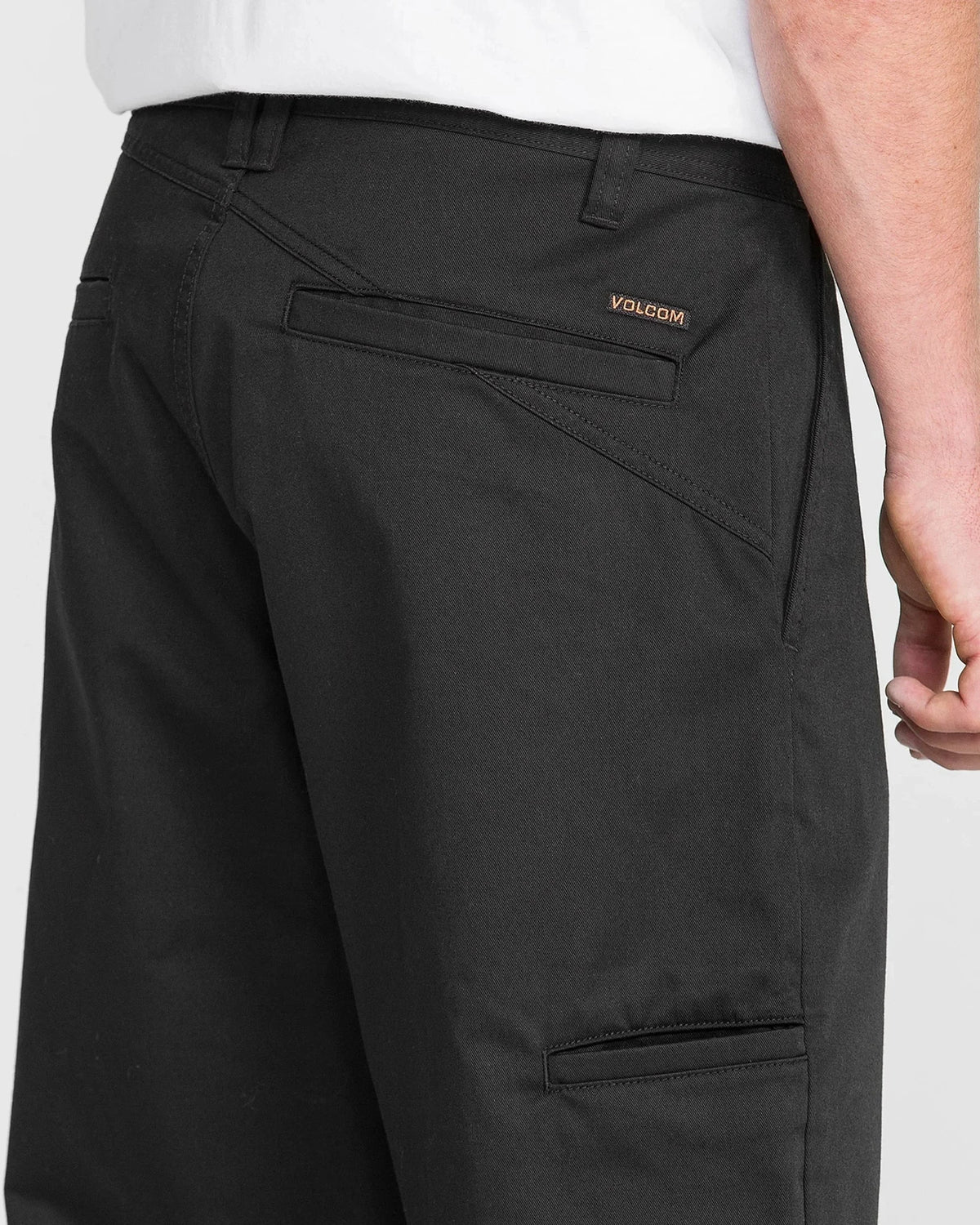 Volcom Frickin Relaxed Black Chino Pants