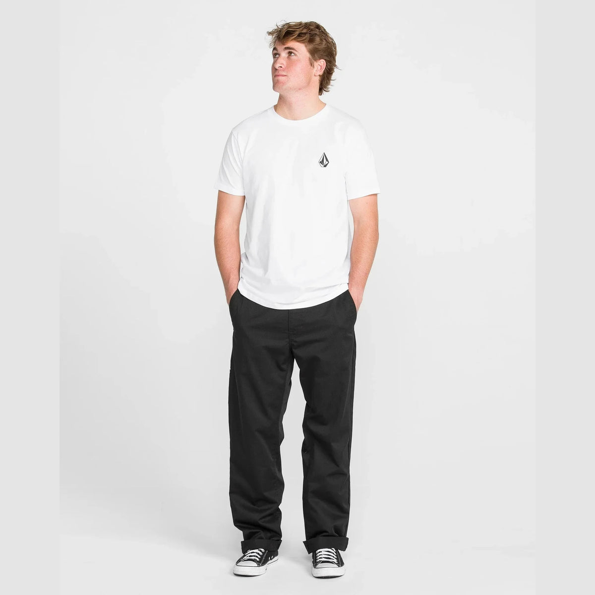 Volcom Frickin Relaxed Black Chino Pants