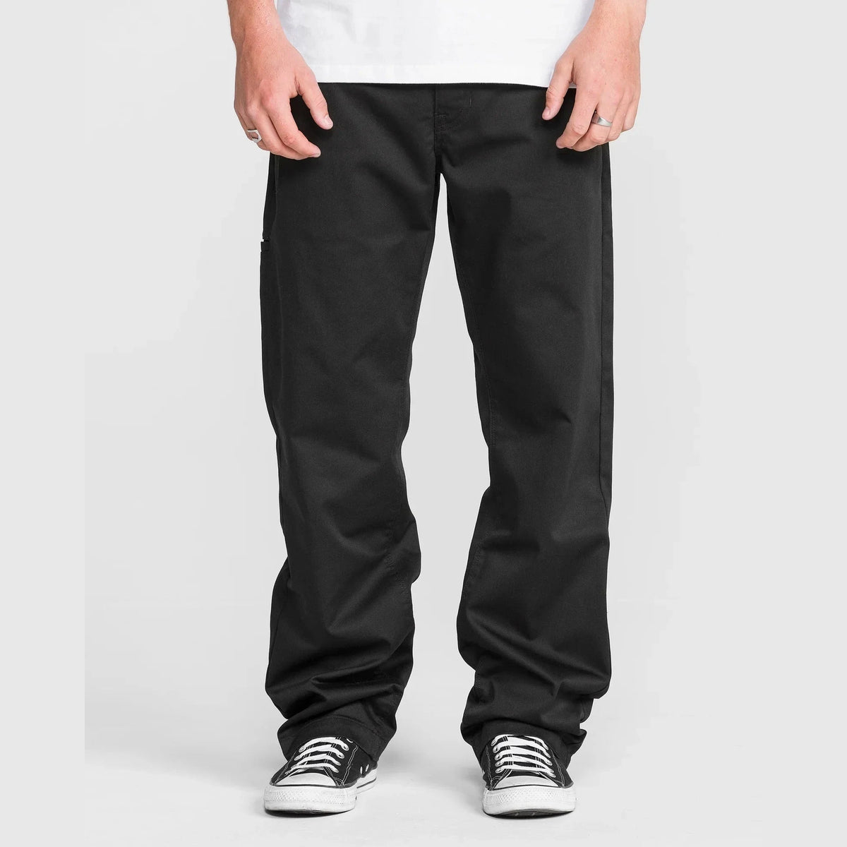 Volcom Frickin Relaxed Black Chino Pants