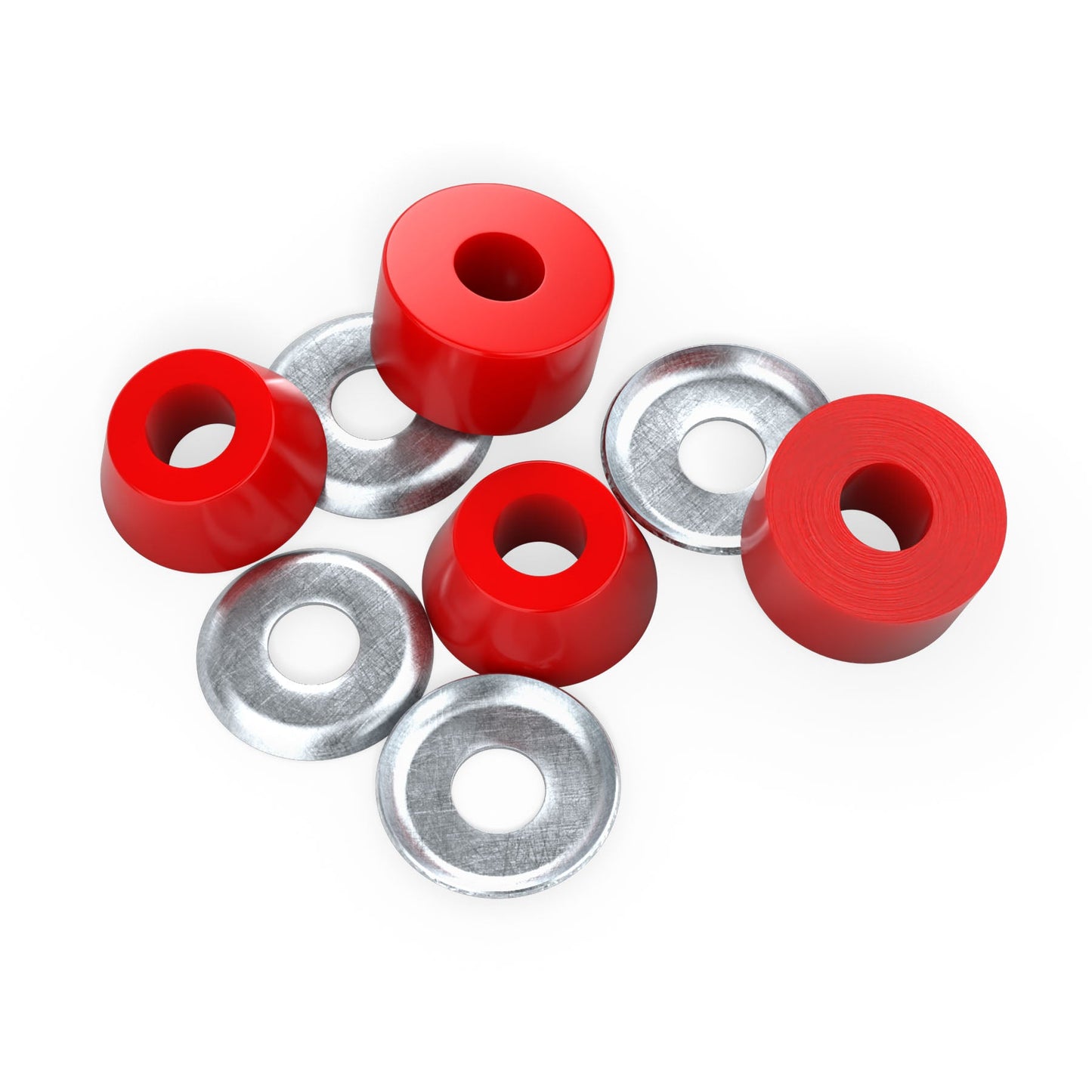 INDEPENDENT STANDARD CYLINDER BUSHINGS SOFT 88A RED SKATEBOAD BUSHINGS - Bow Shock Marketplace