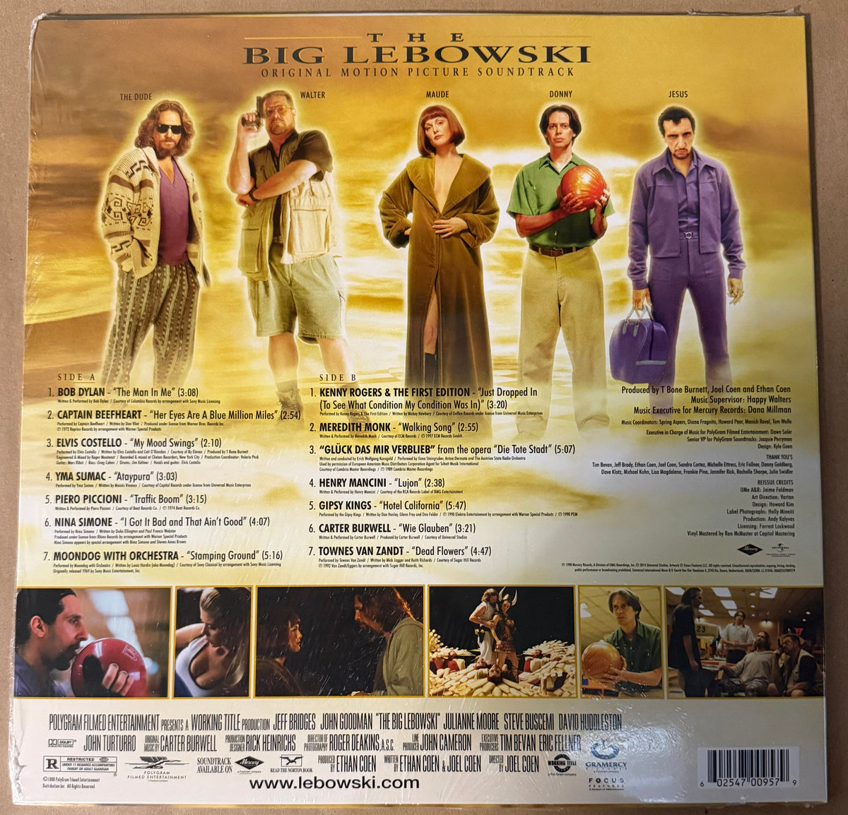 The Big Lebowski Original Soundtrack OST Vinyl LP